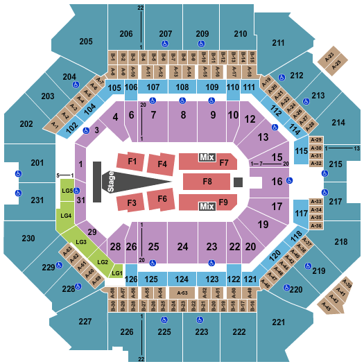 Barclays Center Sam Smith Seating Chart