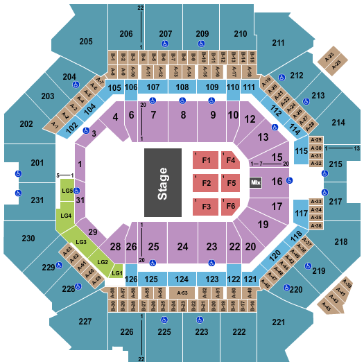 Barclays Center Sesame Street Live Seating Chart
