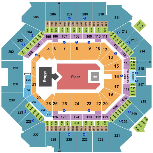 Barclays Center Sexyy Red Seating Chart