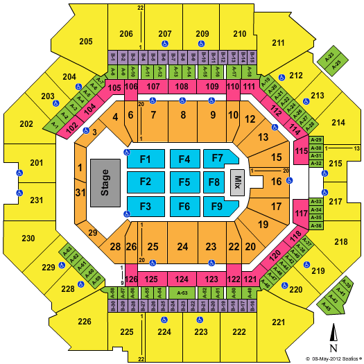Barclays Center Sounds of Reggae Seating Chart