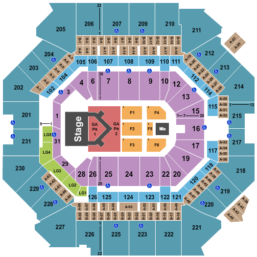 Barclays Center The Lumineers Seating Chart
