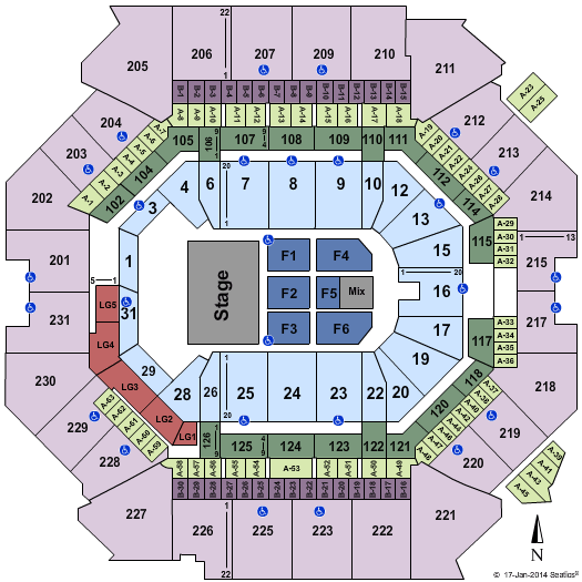 Barclays Center Theatre 2B Seating Chart