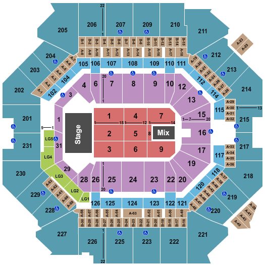 Barclays Center Tool Seating Chart