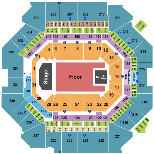 Tyler the Creator Barclays Center Seating Chart