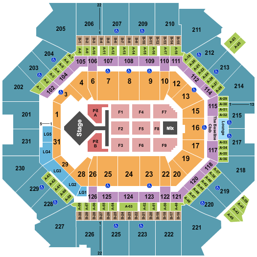 Barclays Center Wizkid Seating Chart