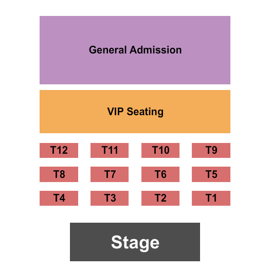 Bare Bones BBQ Endstage Tables Seating Chart