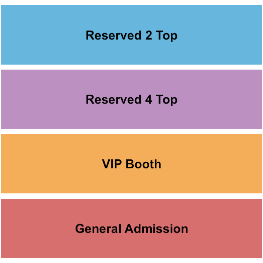 Barnato GA/VIP/Reserved Seating Chart