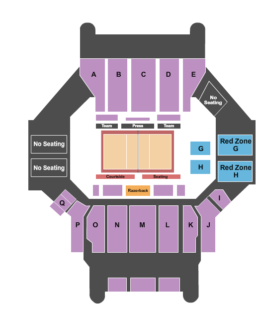 Barnhill Arena Volleyball Seating Chart