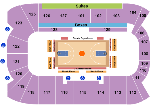 Sadlon Arena Harlem Globetrotters Seating Chart