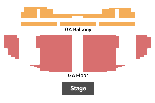 Barrymore Theatre - Madison GA Floor - GA Balcony Seating Chart