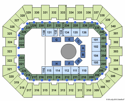 Raising Cane's River Center Arena Circus Seating Chart