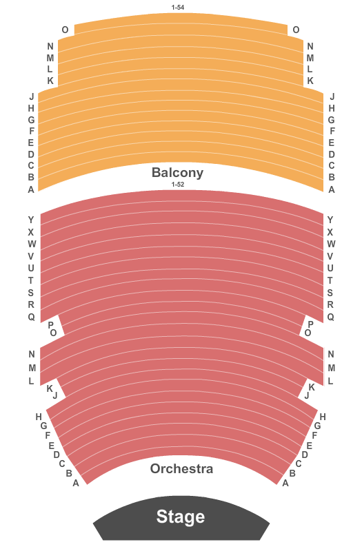 Raising Cane's River Center Theatre End Stage No Pit Seating Chart