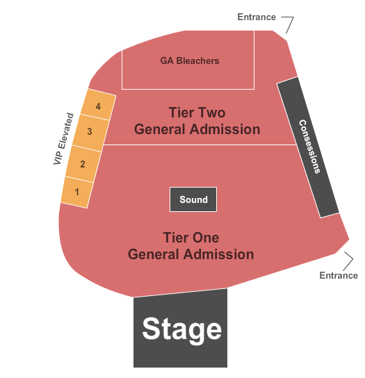 Battery Park GA Tier & Blch - VIP Seating Chart