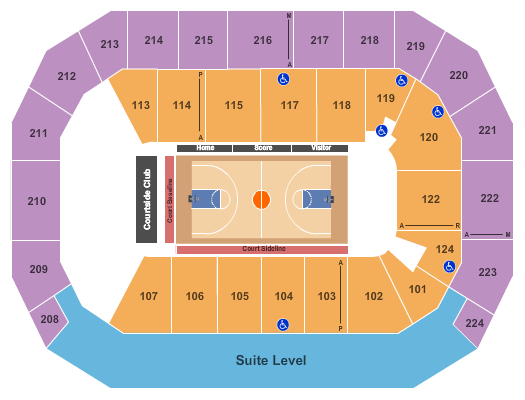 University Of Arizona Basketball Stadium Seating Chart