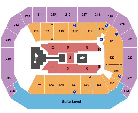 Baxter Arena Casting Crowns 2022 Seating Chart