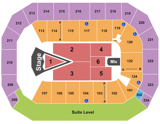 Baxter Arena For King and Country 3 Seating Chart