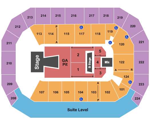 Baxter Arena Hillsong United Seating Chart