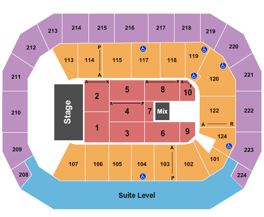 Ralston Arena Seating Chart