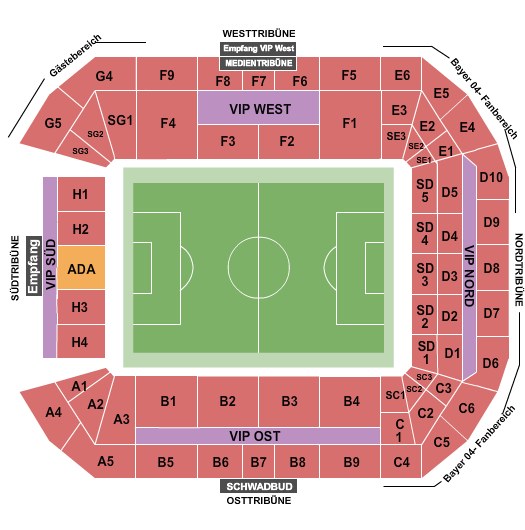 Bay Arena Soccer Seating Chart