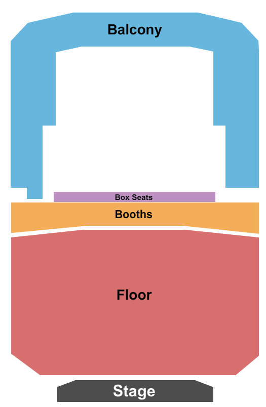 Bayou Music Center Endstage GA Floor 2 Seating Chart