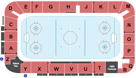 Bayshore Community Centre Hockey Seating Chart