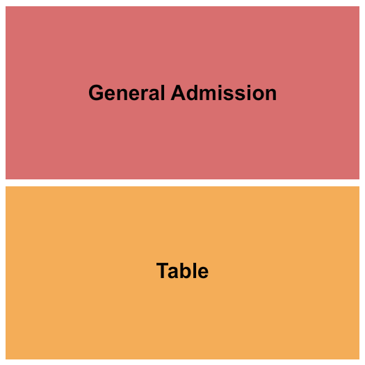 Beachland Ballroom GA/Table Seating Chart