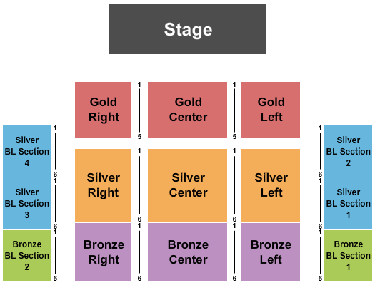 Bear River Casino Resort End Stage Seating Chart