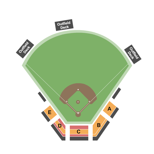 Bear Stadium Baseball Seating Chart