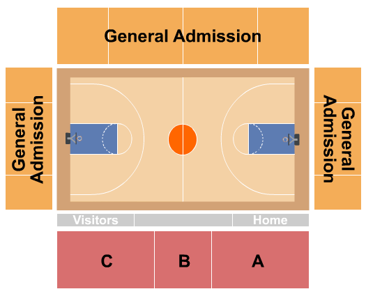 Bearcat Arena Basketball Seating Chart