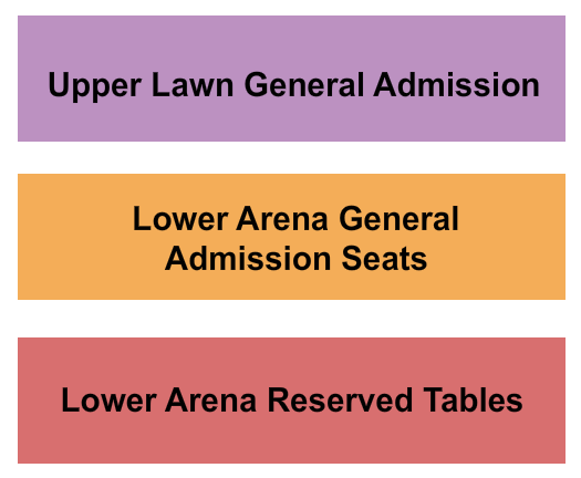 seating chart for GA & Tables - eventticketscenter.com