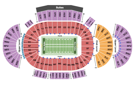 West Shore Home Field At Beaver Stadium Football Seating Chart
