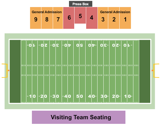 Beirne Stadium Football Seating Chart