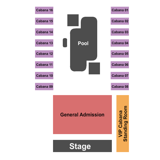 Bel-Aire Backyard Endstage GA Seating Chart