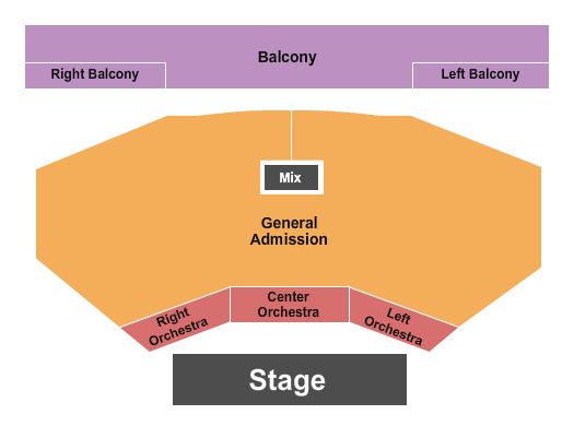 Belasco Theater - LA End Stage 2 Seating Chart