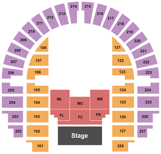 Cadence Bank Center For King and Country Seating Chart