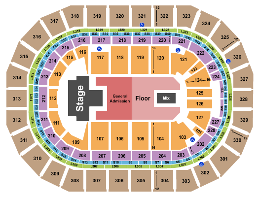 Canada Life Centre Avenged Sevenfold Seating Chart