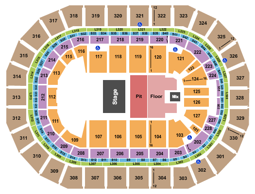 Canada Life Centre Avril Seating Chart
