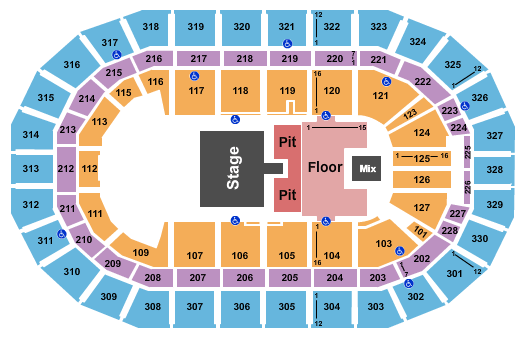 Canada Life Centre Brantley Gilbert Seating Chart