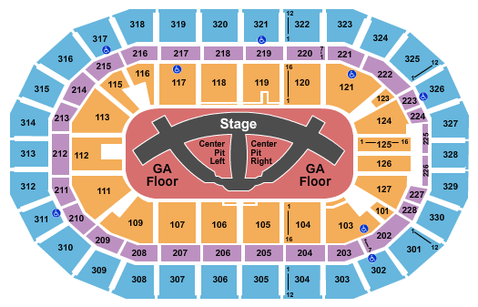 Canada Life Centre Carrie Underwood Seating Chart