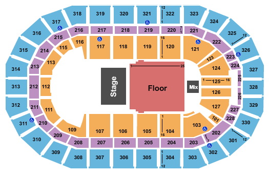 seating chart for Canada Life Centre - City And Colour - eventticketscenter.com