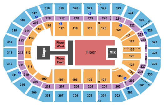 Canada Life Centre Dude Perfect Seating Chart