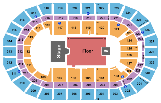 SNHU Arena Hedley Seating Chart
