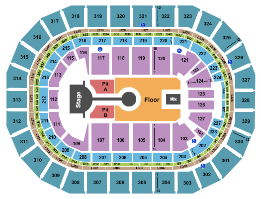 Canada Life Centre Imagine Dragons Seating Chart