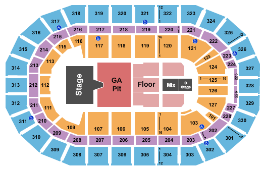 Canada Life Centre Keith Urban Seating Chart
