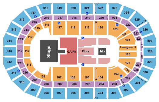 Canada Life Centre Luke Combs Seating Chart