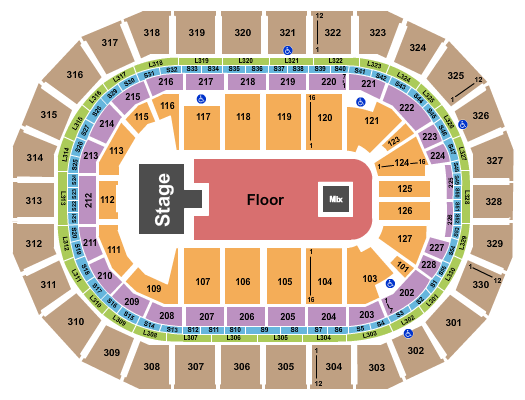 Canada Life Centre NF Seating Chart