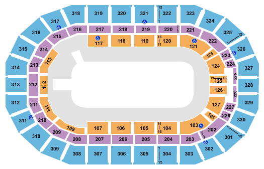 Canada Life Centre Open Floor 2 Seating Chart