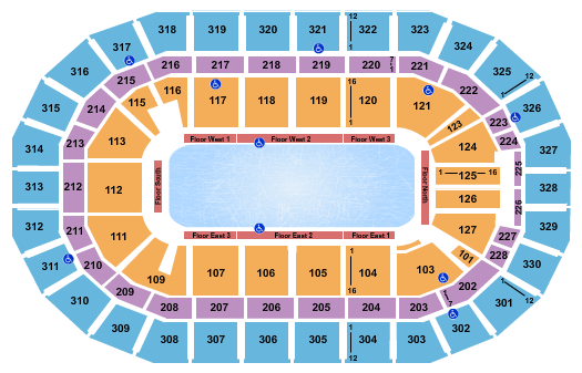 seating chart for Canada Life Centre - Stars On Ice 2 - eventticketscenter.com