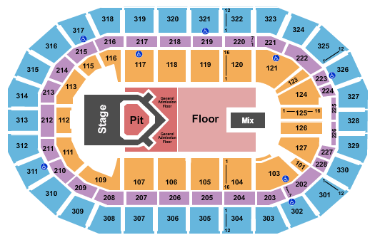 Canada Life Centre The Lumineers Seating Chart