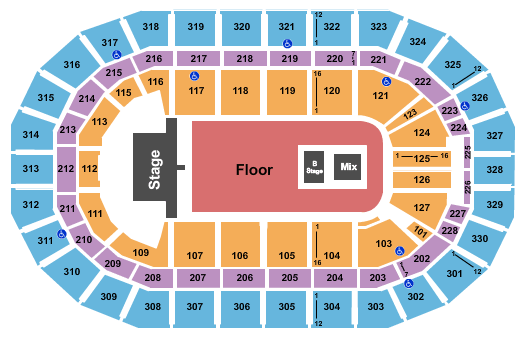 Canada Life Centre Twenty One Pilots Seating Chart